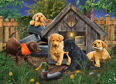 Cobble Hill In the Doghouse | 1000 Piece Puzzle