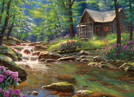 Cobble Hill Fishing Cabin | 1000 Piece Puzzle