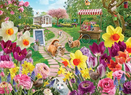 Cobble Hill Springtime Frolic | 1000 Piece Puzzle