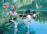Cobble Hill Iris Cove Loons | 500 Piece Puzzle