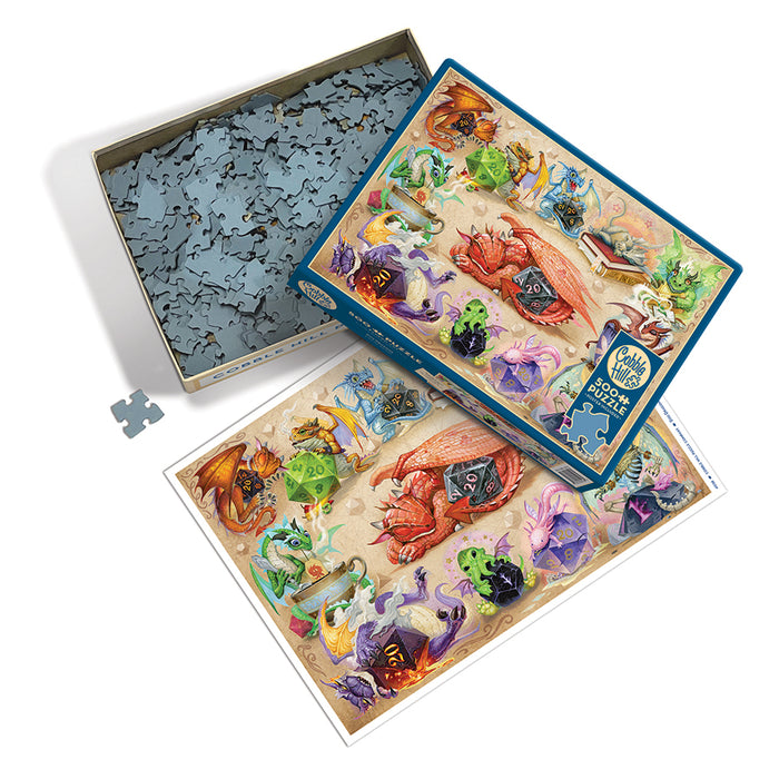 Cobble Hill D20 Dragons | 500 Piece Puzzle