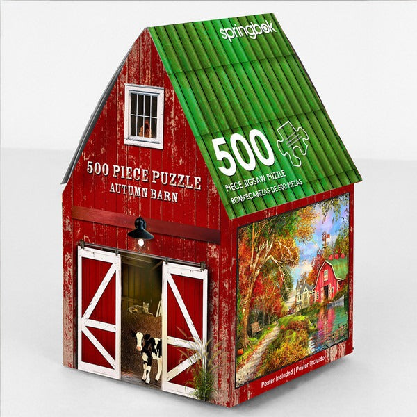 Springbok Autumn Barn 500 Piece Puzzle