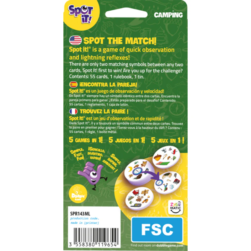 Spot It! Camping (Eco Blister) ML