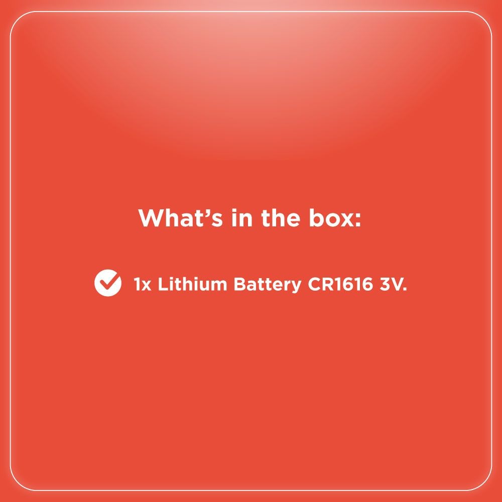 RadioShack CR1616 Lithium Battery 3V 2302274