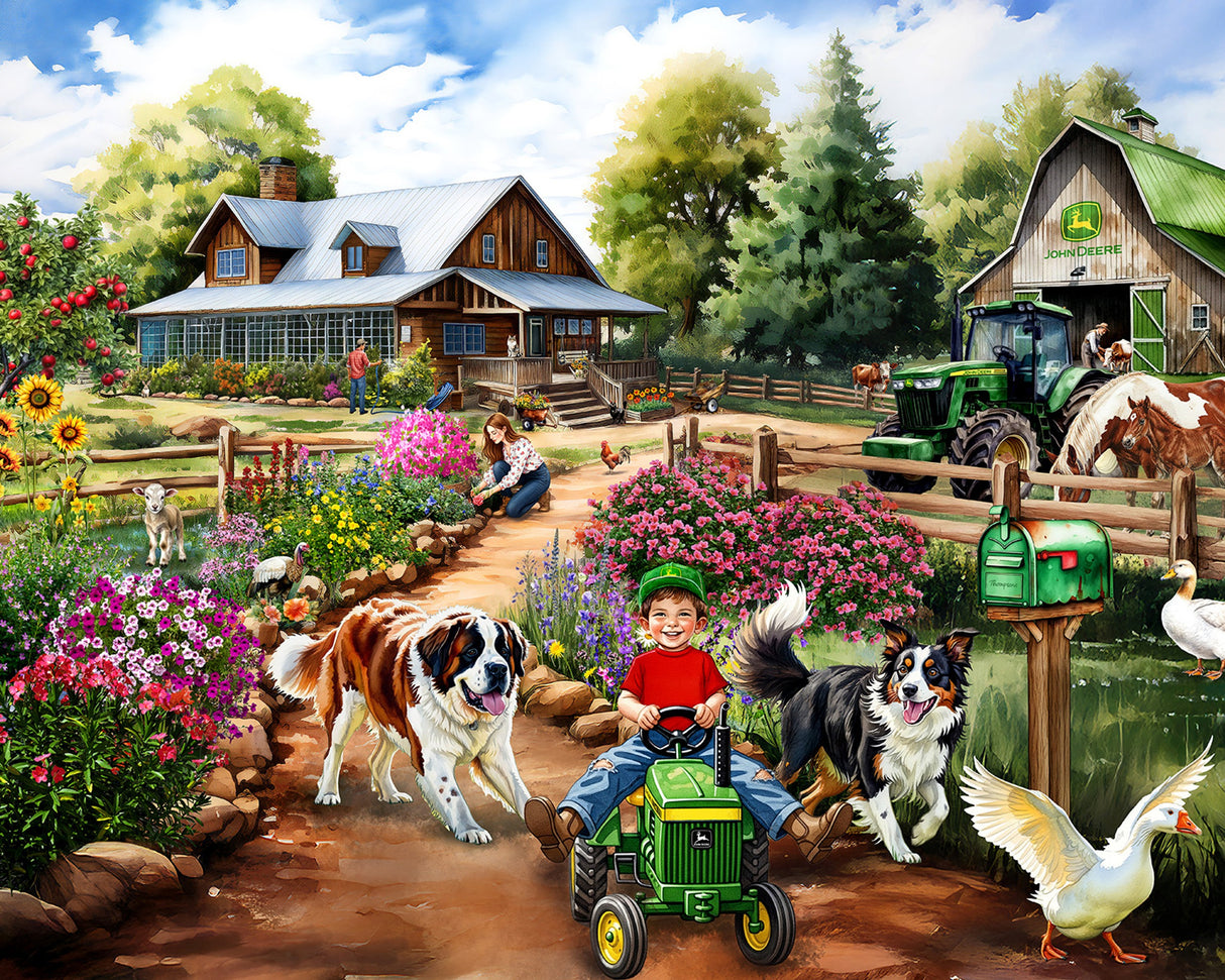 Springbok Life On The Farm 500 Piece Jigsaw Puzzle