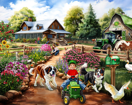 Springbok Life On The Farm 500 Piece Jigsaw Puzzle