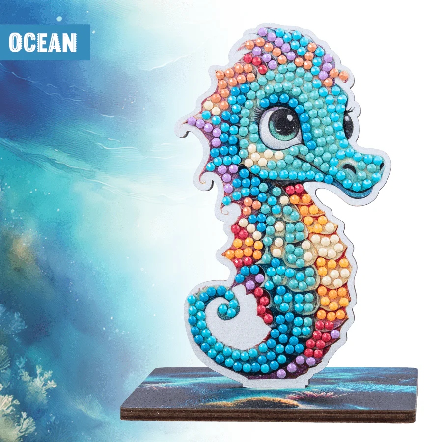 Crystal Art Buddies: Ocean - Seahorse