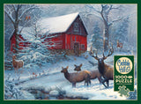 Cobble Hill 1000 Piece Puzzle - Winter Magic - Sample Poster Included