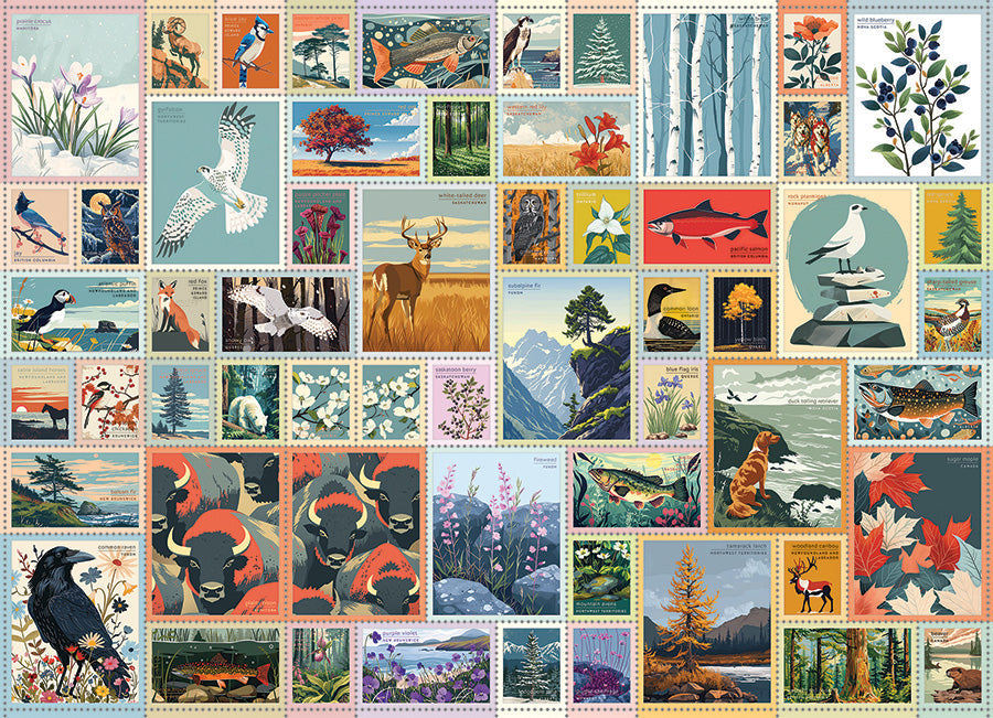 Cobble Hill Emblems of Canada | 1000 Piece Puzzle | AI Assistance