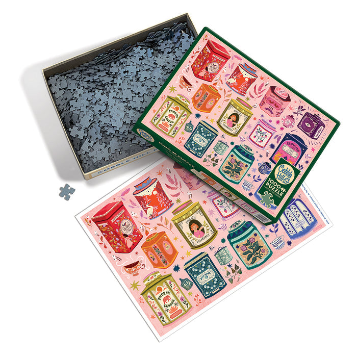 Cobble Hill Tea Tin Treasures | 1000 Piece Puzzle