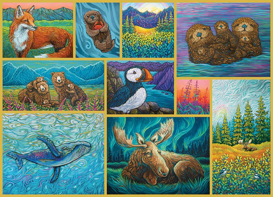 Cobble Hill Alaskan Animals 500 Piece Puzzle