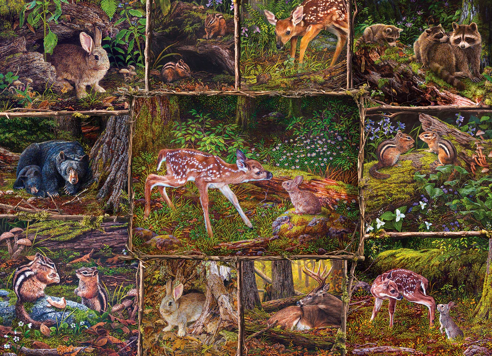 Cobble Hill Into the Woods (Family) | Family Pieces 350 Puzzle