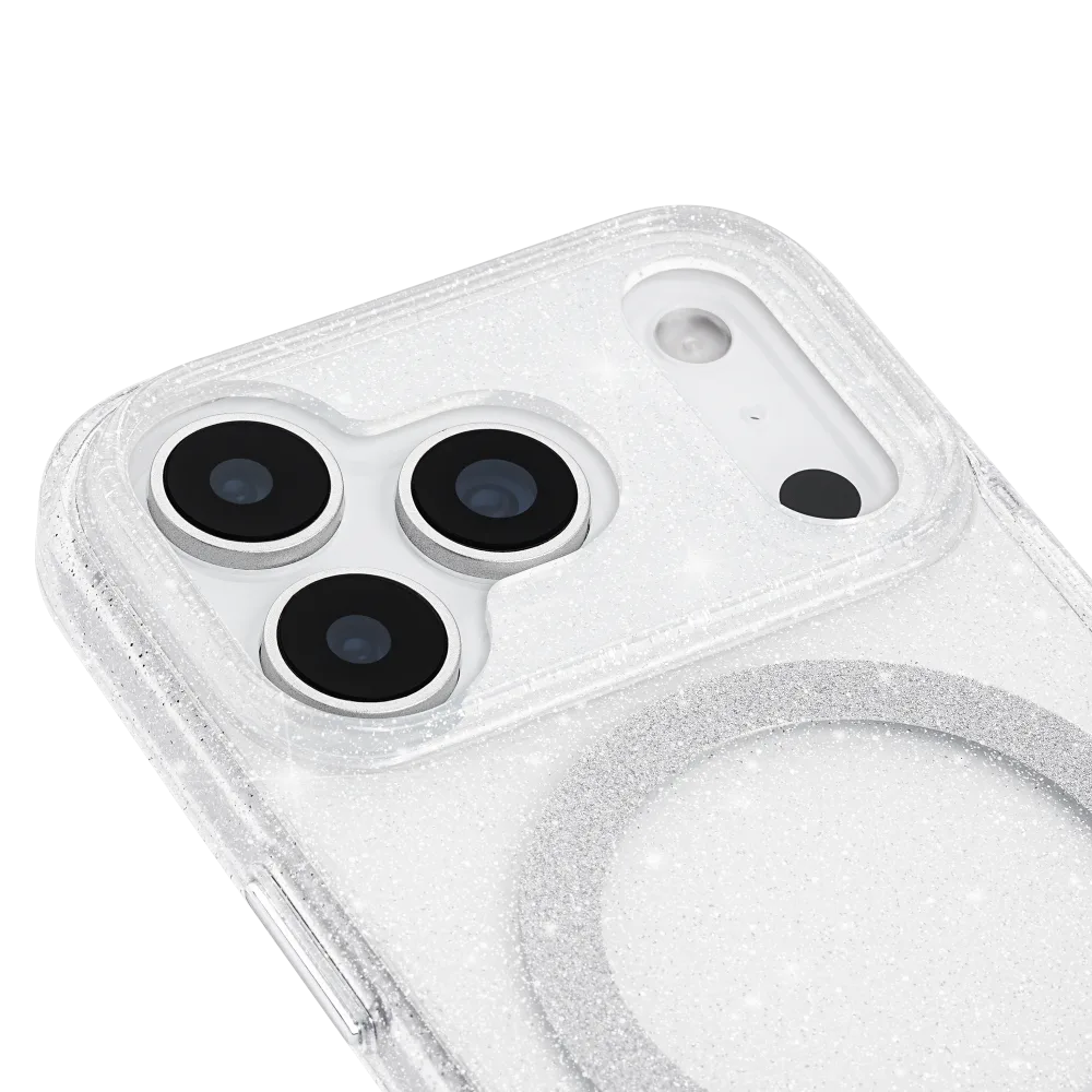 Case-Mate - Twinkle MagSafe Case for Apple iPhone 17 Pro - Twilight Silver