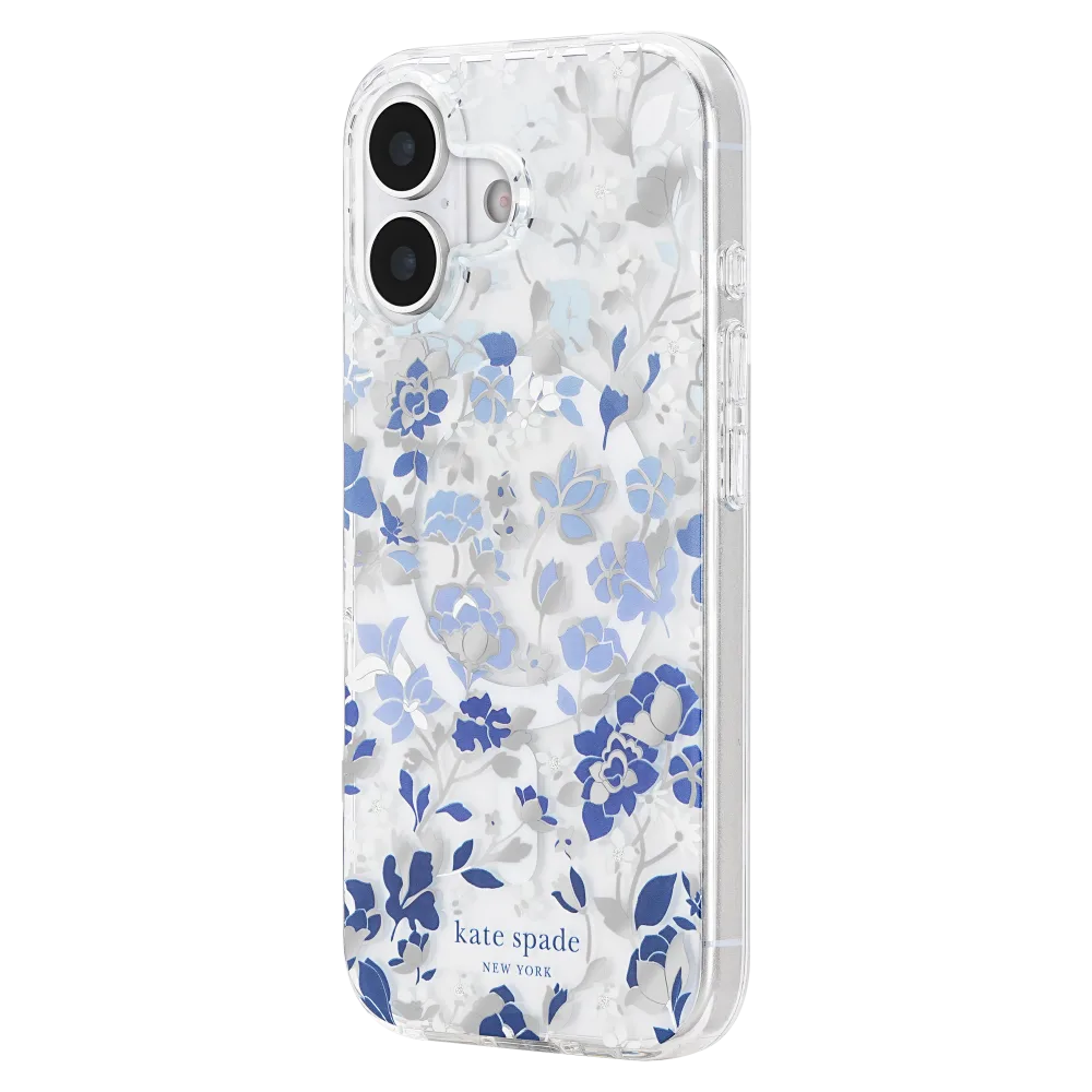 Kate Spade - Protective MagSafe Case for iPhone 17 - Flowerbed Blue