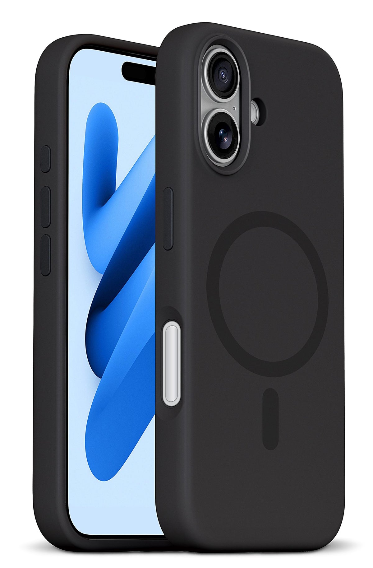 xBase iPhone 17 Liquid Silicone Gel/Rubber MagSafe Compatible Case - Blue - image 3