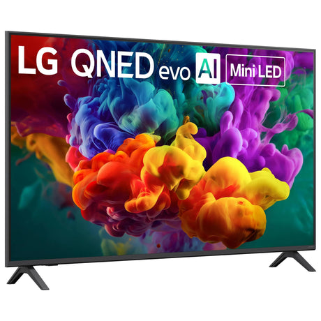 LG 55 inch QNED evo AI QNED84B Mini LED 4K TV 55QNED84BUA angled view