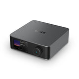 Black electronic device with 'Hiim' branding on a white background