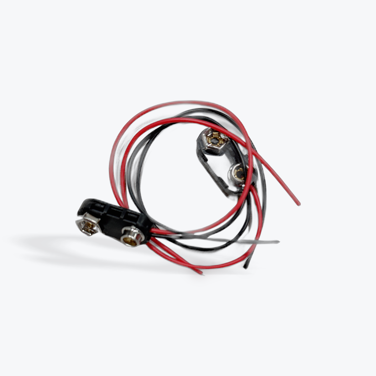 JWISLAND 9V Battery Snap Connector, I-Type with 150mm Leads - 2 Pack
