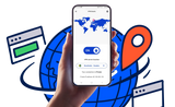 Malwarebytes Privacy VPN turned on in the Android app, showing a private connection