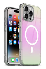 IPHONE 16 PRO XBASE SPARKLELINE SERIES MAGSAFE COMPATIBLE CASE - IRIDESCENT