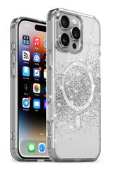 IPHONE 16 PRO XBASE SPARKLELINE SERIES MAGSAFE COMPATIBLE CASE - WHITE GOLD