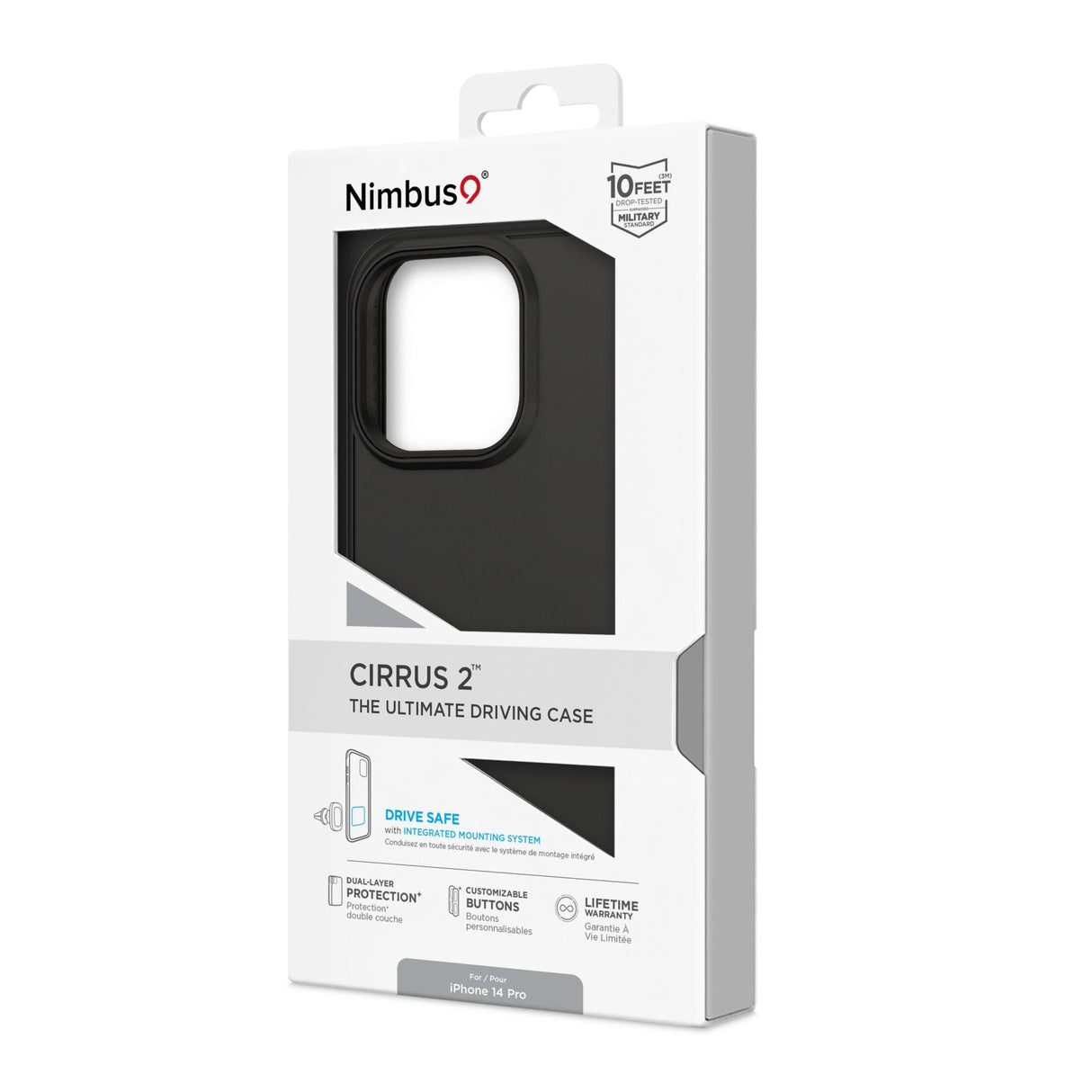 IPHONE 14 PRO NIMBUS9 CIRRUS 2 SERIES CASE WITH MAGSAFE - BLACK