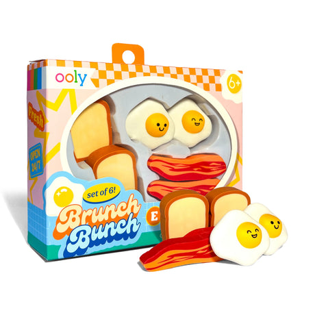 OOLY Brunch Bunch Erasers - Set of 6 - product image 2 of 5