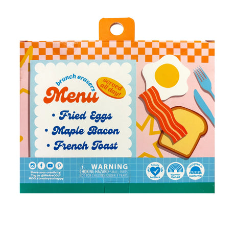 OOLY Brunch Bunch Erasers - Set of 6 - product image 3 of 5