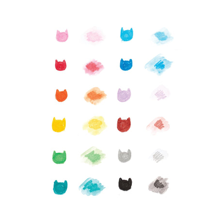 OOLY Cat Parade: Twist-Up Watercolor Gel Crayons (Set of 12) - product image 6 of 7