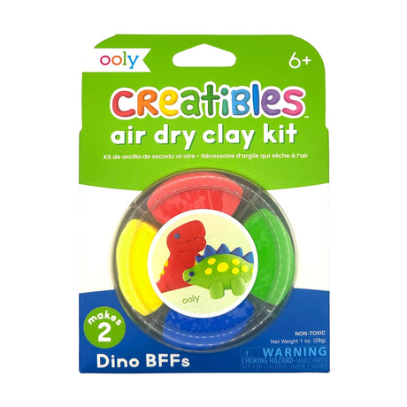 OOLY Creatibles: Air Dry Clay BFFs Kit - Dino. Pals (Set of 4 Col - main product image
