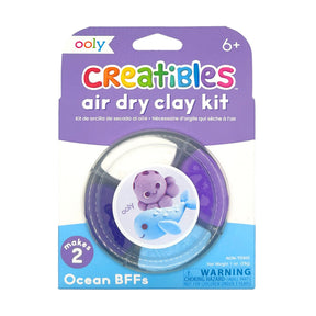 OOLY Creatibles: Air Dry Clay BFFs Kit - Ocean Pals (Set of 4 Col - main product image