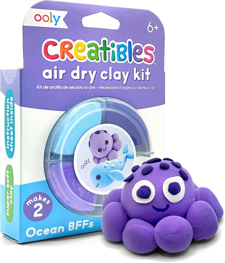 OOLY Creatibles: Air Dry Clay BFFs Kit - Ocean Pals (Set of 4 Col - product image 2 of 7