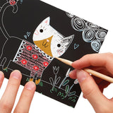 OOLY Scratch & Scribble: Mini Kit - Cutie Cats (7 PC Set) - product image 3 of 5