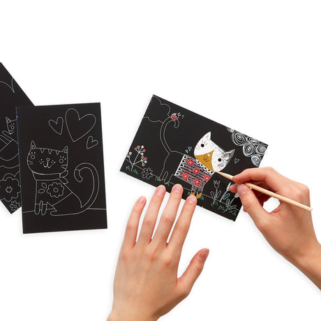 OOLY Scratch & Scribble: Mini Kit - Cutie Cats (7 PC Set) - product image 5 of 5