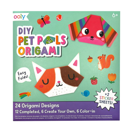 OOLY D.I.Y. Pet Pals Origami - Set of 24 Designs - main product image