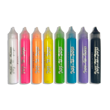 OOLY Dot-a-Lot 3D Dimensional Craft Paint - Brights - Set of 8 - product image 5 of 8