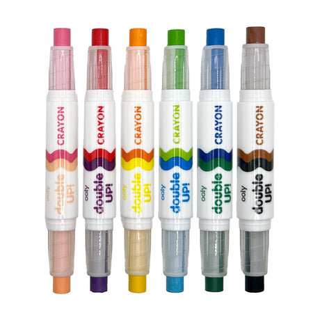 OOLY Double Up! Double-Ended Crayons - 12 Colors - Set of 6 - product image 3 of 8