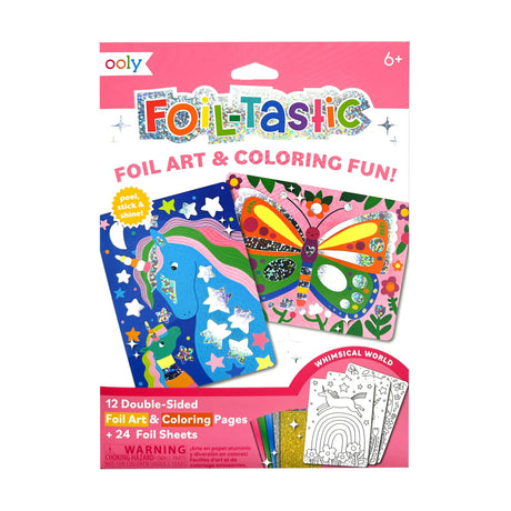 OOLY Foil-tastic: Foil Art & Coloring Fun - Whimsical World (36 P - main product image