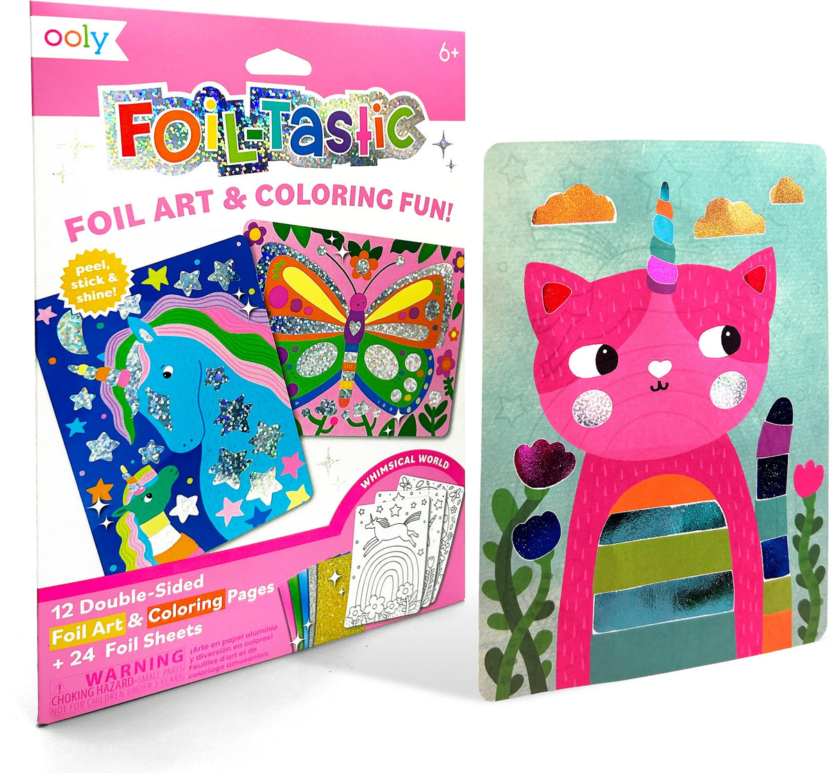 OOLY Foil-tastic: Foil Art & Coloring Fun - Whimsical World (36 P - product image 2 of 8