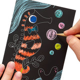 OOLY Scratch and Scribble Mini Scratch Art Kit - Friendly Fish - 8 Cards 1 Sticker Sheet - product image 3 of 6