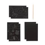 OOLY Scratch and Scribble Mini Scratch Art Kit - Friendly Fish - 8 Cards 1 Sticker Sheet - product image 5 of 6