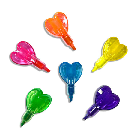 OOLY Heart Stacks Stacking Highlighters - 6 Color - product image 2 of 6