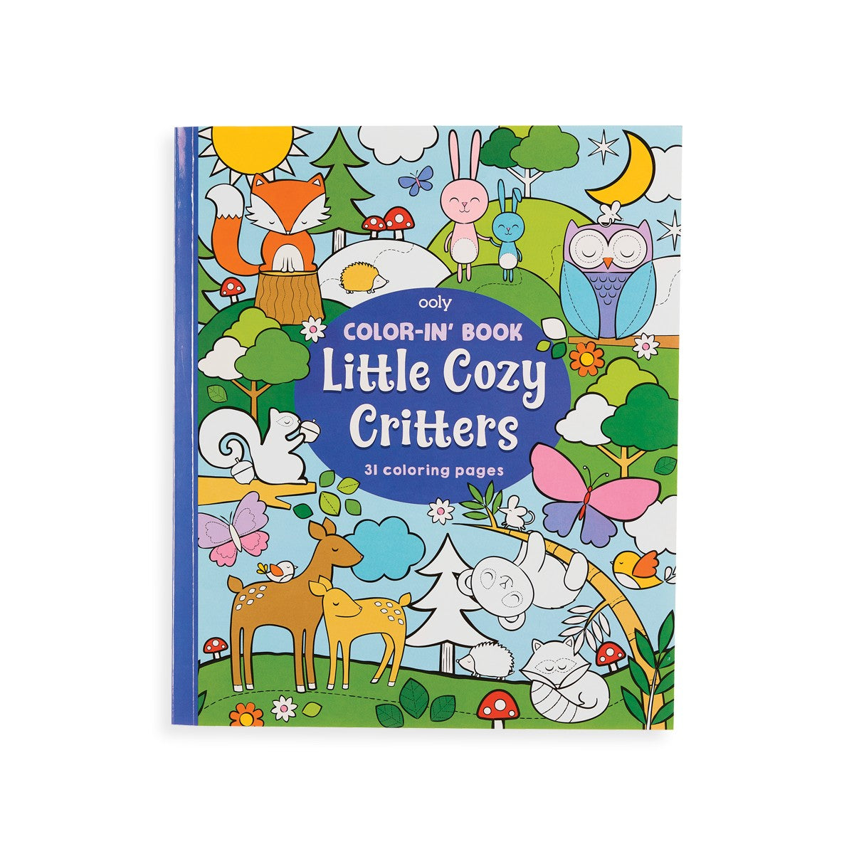 OOLY Little Cozy Critters Coloring Book - main product image