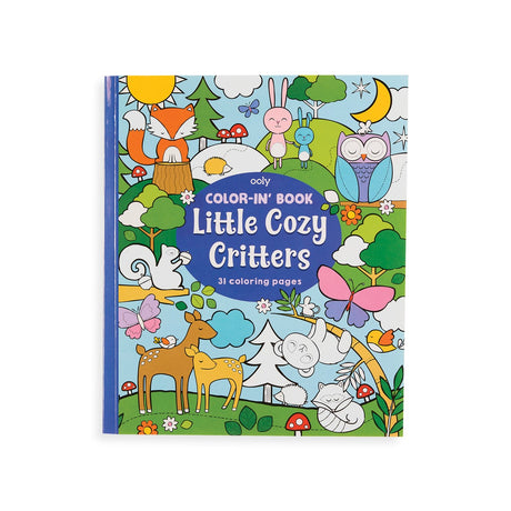 OOLY Little Cozy Critters Coloring Book - main product image