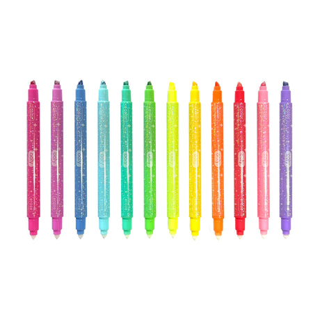 OOLY Make No Mistake!: Glittery Erasable Markers (Set of 12) - product image 4 of 8