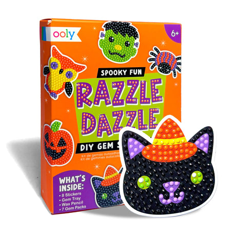 OOLY Razzle Dazzle Mini DIY Gem Sticker Kit - Spooky Fun - 8 Stickers - product image 2 of 8