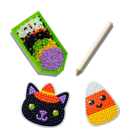 OOLY Razzle Dazzle Mini DIY Gem Sticker Kit - Spooky Fun - 8 Stickers - product image 3 of 8