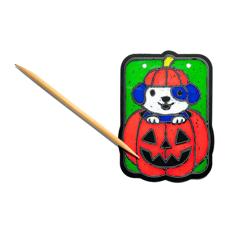 OOLY Scratch & Scribble Mini Window Banner Kit - Boo Buddies - 6 Cards - product image 5 of 7