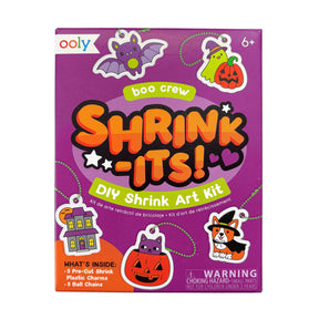 OOLY Shrink-Its! Mini DIY Shrink Art Kit - Boo Crew - 5 Charms - main product image