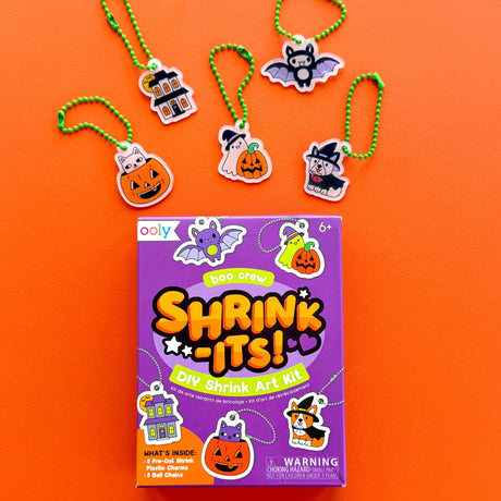 OOLY Shrink-Its! Mini DIY Shrink Art Kit - Boo Crew - 5 Charms - product image 3 of 8